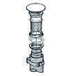 Kit d'évacuation de toit Trumatic : S3002 /S 3004 Truma