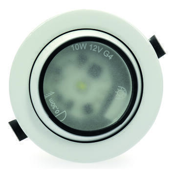 Spot encastrable orientable à Leds : blanc