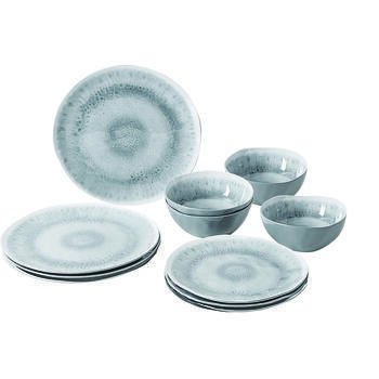 Pack vaisselle mélamine Pearl 12 pièces