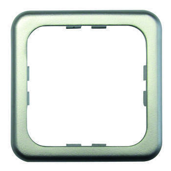 Encadrement simple : gris métal