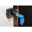 Verrou extérieur/intérieur pour porte cellule : Noir IMC