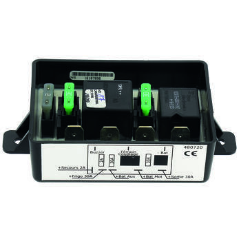 Coupleurs / Séparateurs : 2 batteries 3 sorties avec sécurité