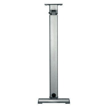 Pied de table basculant aluminium anodisé coulissant : gris