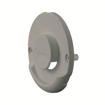 Partie extérieure pour kit cheminée latérale ZR80 : Gris clair