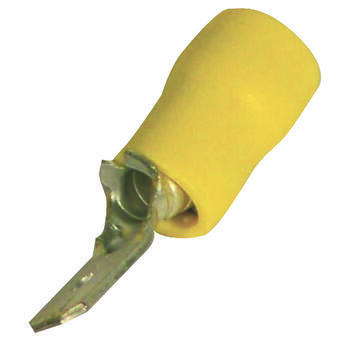 Cosse plate mâle 6,3 mm : Jaune (2 à 6 mm²)