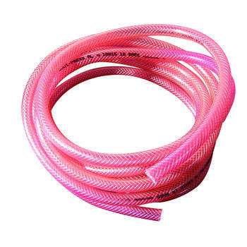Tuyau souple PVC armé : diam. intérieur 10 mm / 2 m rouge