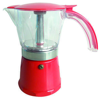 Cafetière italienne rouge 6 tasses
