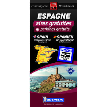 Carte routière aires gratuites Espagne