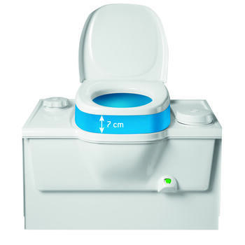 Réhausseur pour toilettes à cassette