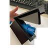 Socle mâle encastrable à fiche orientable : Socle encastrable CEE17 Noir Decmo