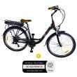 Vélo électrique CITY ROAD 26'' : Pack Vélo électrique CITY ROAD 26'' Noir, 10,4AH + Marquage BicyCode Eza