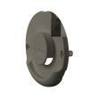 Partie extérieure pour kit cheminée latérale ZR80 : Anthracite Truma