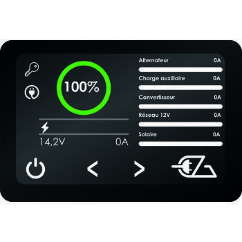 Ecran de contôle déporté avec cordon