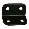 Charnière plate nylon sans axe 40 x 40 mm : noire 
