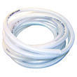 Tuyau souple PVC armé : diam. intérieur 10 mm / 2 m blanc 