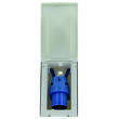 Socle mâle encastrable à fiche orientable : Socle Encastrable CEE17 Blanc Decmo