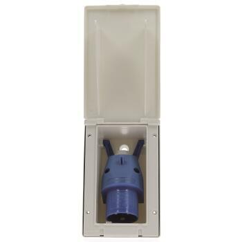 Socle mâle encastrable à fiche orientable : Socle Encastrable CEE17 Blanc