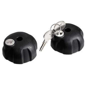 Serrure antivol pour porte-vélos : x 2
