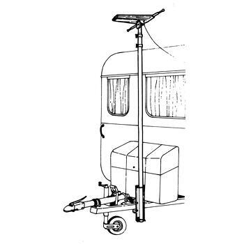Platine de fixation de mât