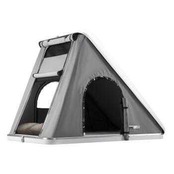 Tente de toit Columbus Variant : Small XL coloris gris clair