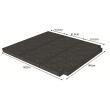 Matelas Standard T4,T5,T6 : 185 x 148 cm épaisseur 3 cm (28 kg /m3) + 3 cm (mémoire de forme) 