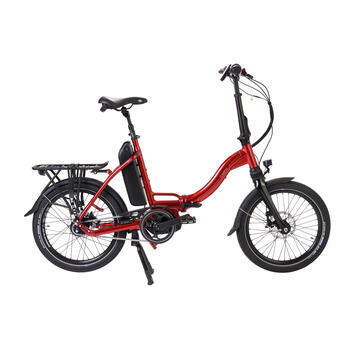 Vélo pliant à assistance électrique Juny : Rouge 17Ah