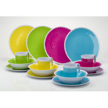 Pack vaisselle Hello Summer 16 pièces