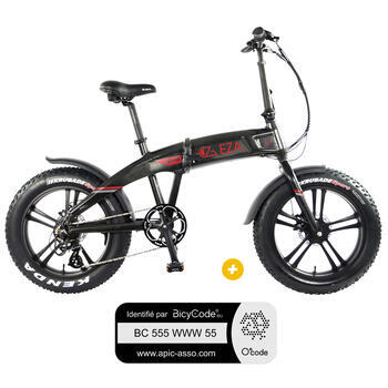 Pack Vélo à assistance électrique pliant 20'' Sporty + Marquage BicyCode