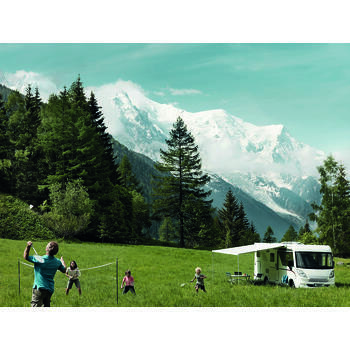 Omnistor 8000 : Bleu Saphir 4,50 m boîtier blanc