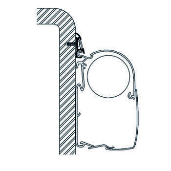 Adaptateur de stores profil de luxe 6 m