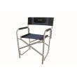 Fauteuil Director : Noir/Bleu Midland