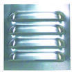 Grilles en saillie en aluminium brossé : 115 x 115 mm Decmo