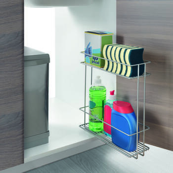 Rangement coulissant pour bouteilles et flacons