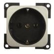 Prise 220 Volts allemande Schuko : gris métal 