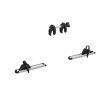kit d'extension 3ᵉ ou 4ᵉ vélo pour porte-vélos : 4 vélos Wanderway  gris alu Thule