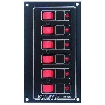 Panneaux à disjoncteurs thermiques auto-réarmables : 6 circuits