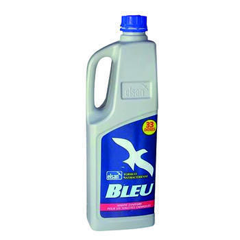 Produit sanitaire bleu 1 litre concentré