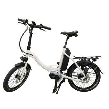 Vélo pliant à assistance électrique Juny : Blanc 11Ah