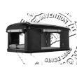 Tente de toit Airtop Plus : Large coloris carbone coque Blackstorm Autohome