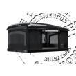 Tente de toit Airtop 360° : Large coloris carbone coque Blackstorm Autohome