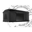 Tente de toit Maggiolina Extrême : Small coloris carbone coque Blackstorm Autohome