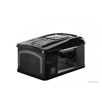 Tente de toit Maggiolina Air sky 360° : Small X-Long coloris carbone coque Blackstorm