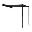 Store latéral : 200 cm Noir VickyWood