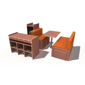 Kit Ghan van L1 (mini 2.50m aménageable) en bois brut