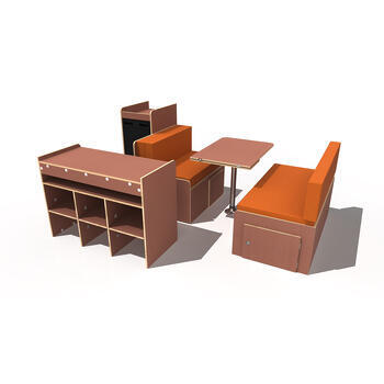 Kit Ghan van L1 (mini 2.50m aménageable) en bois brut