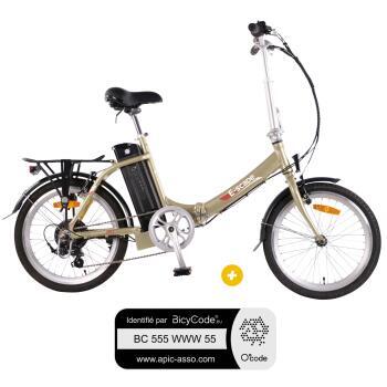 Vélo à assistance électrique pliant Basic 20''