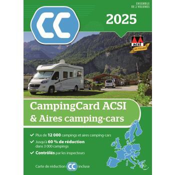 Guide CampingCard ACSI 2025 - Version avec les aires de service camping-cars