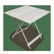 Table d'appoint Leaf : Medium Dometic