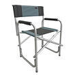 Fauteuil directeur Havana : Coloris  Bleu Clair / Gris Soplair