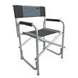 Fauteuil directeur Havana : Bleu clair / Gris Soplair